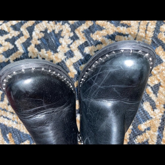 Sam Edelman Dover Silver Spike Chelsea Boot - Picture 8 of 12
